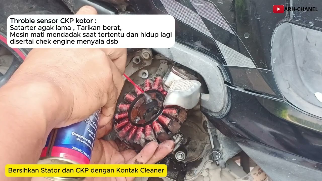 ATASI HONDA SCHOOPY DONAT STARTER SERING LAMA II TARIKAN KETAHAN II SERING MATI SAAT JALAN
