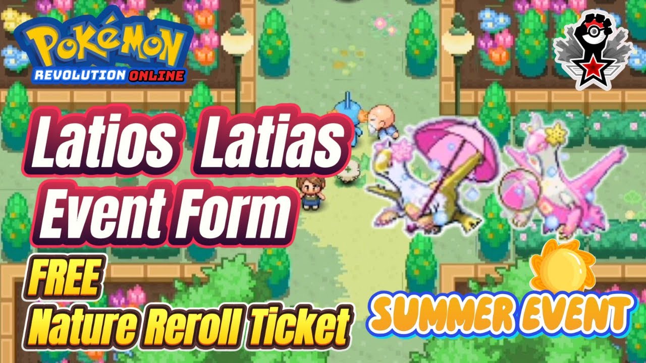 Latias Latios Form 🌸 Summer Event Guide + FREE Nature Reroll | Pokemon Revolution Online