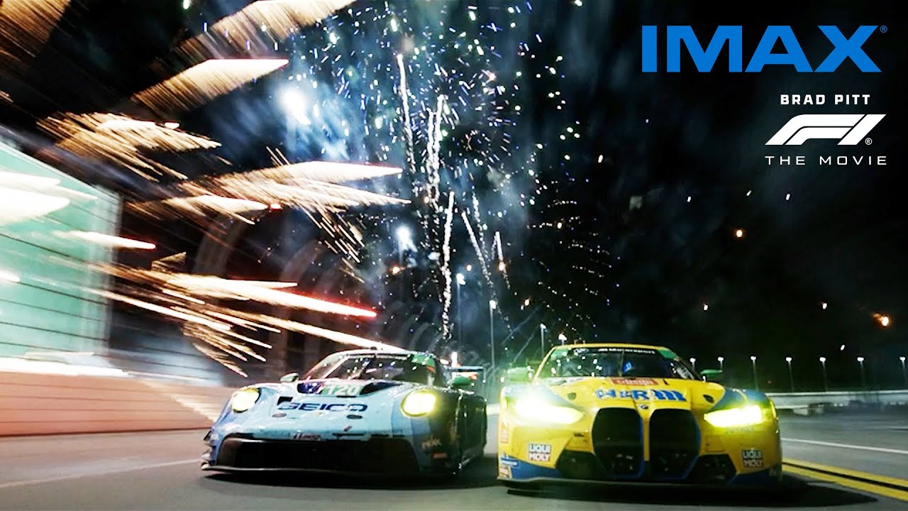 Sonny Hayes Daytona 24h Race Segment. F1 Movie. 4K IMAX