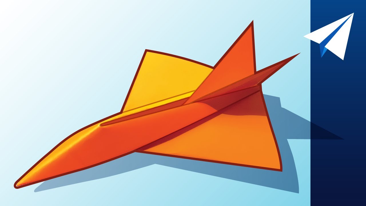 VUELA A MÁS DE 30 METROS — Cómo hacer un avión de papel — Diamondback, diseñado por Jayson Merrill
