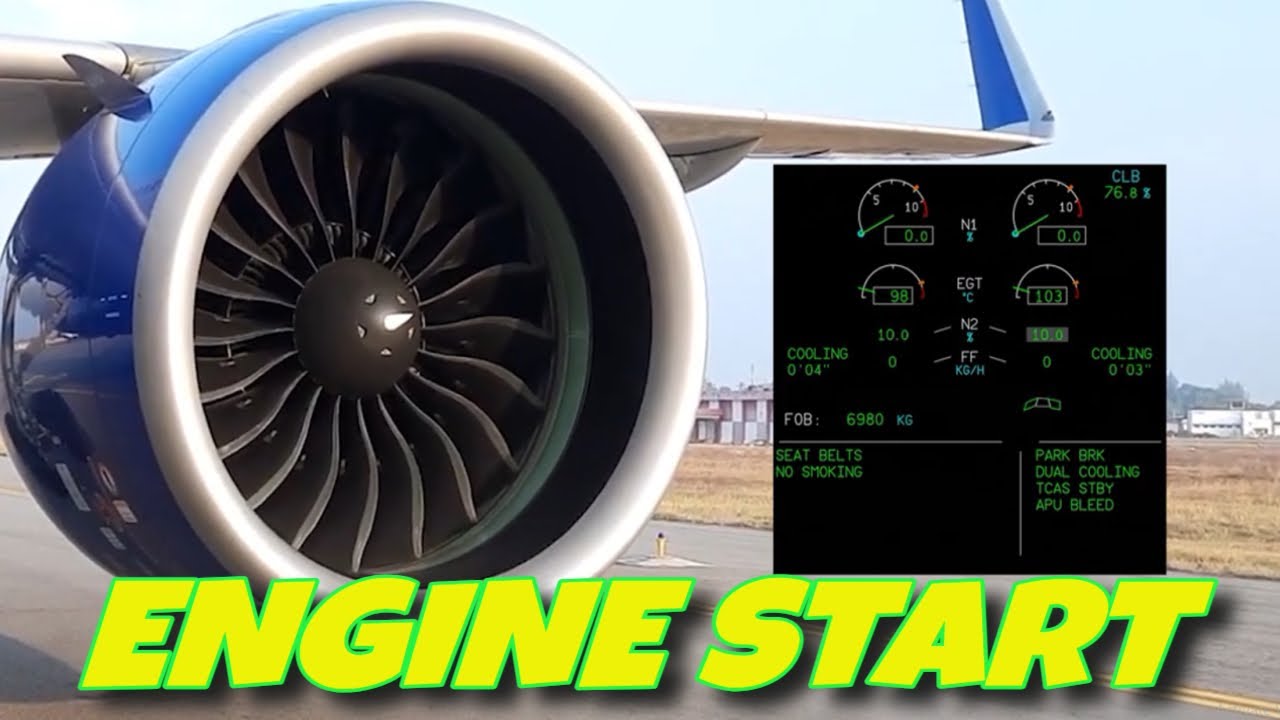 A320 NEO ENGINE START WITH UPPER ECAM INDICATION