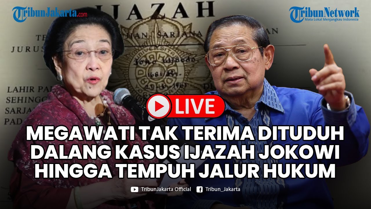 🔴LIVE: Megawati Tak Terima Dituduh Dalang Kasus Ijazah Jokowi hingga Bakal Tempuh Jalur Hukum