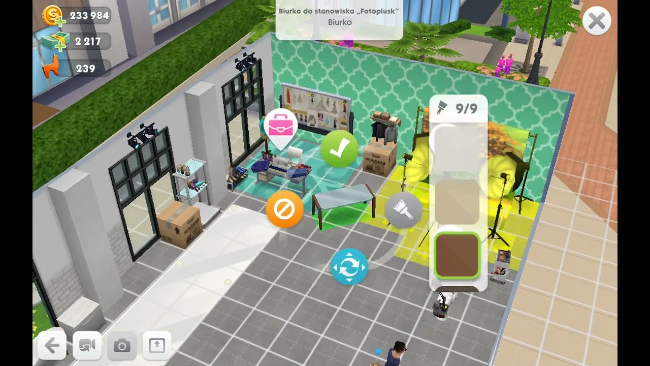 The Sims Mobile #104 - Remont kawiarni, restauracji, pracowni mody i centrum medycznego