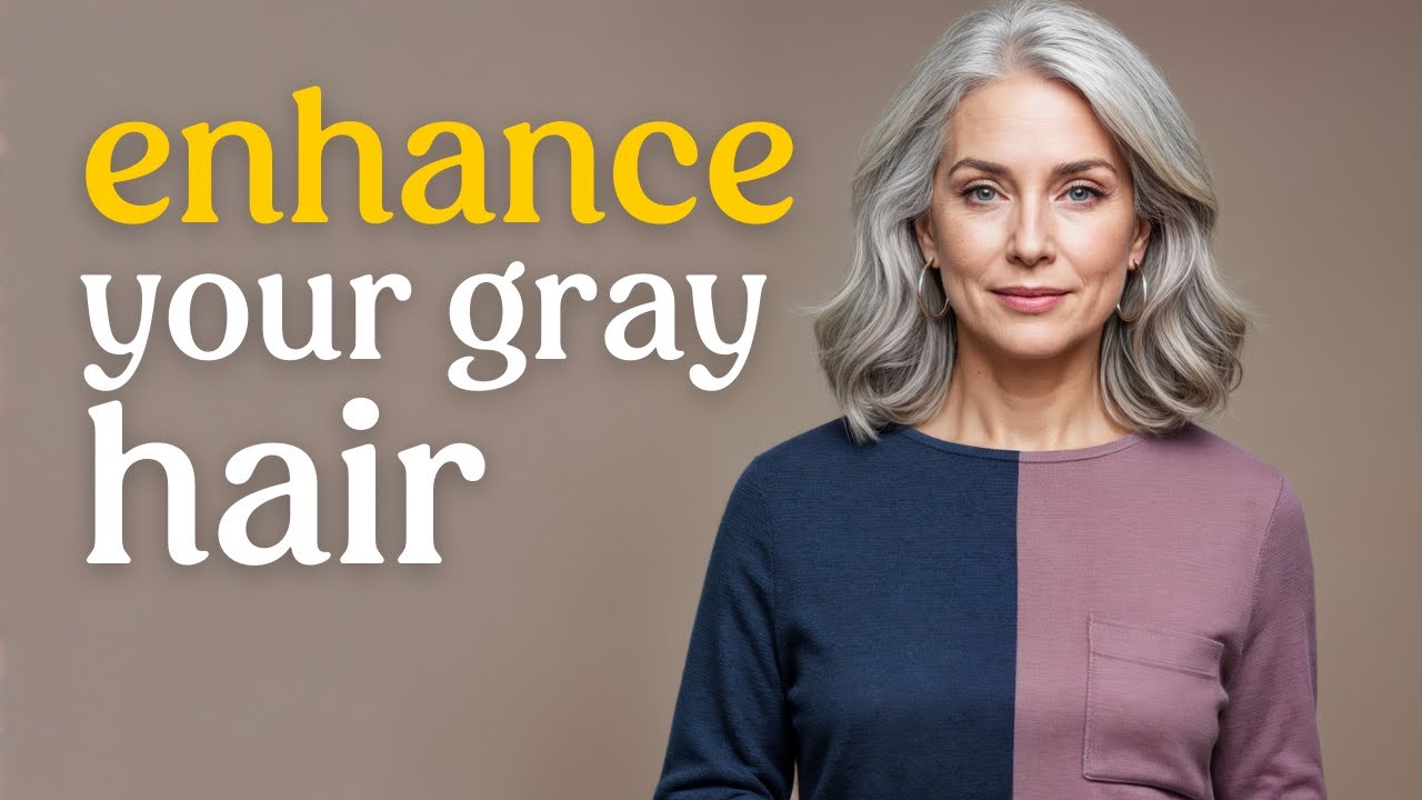 11 Colors That Flatter GRAY HAIR!