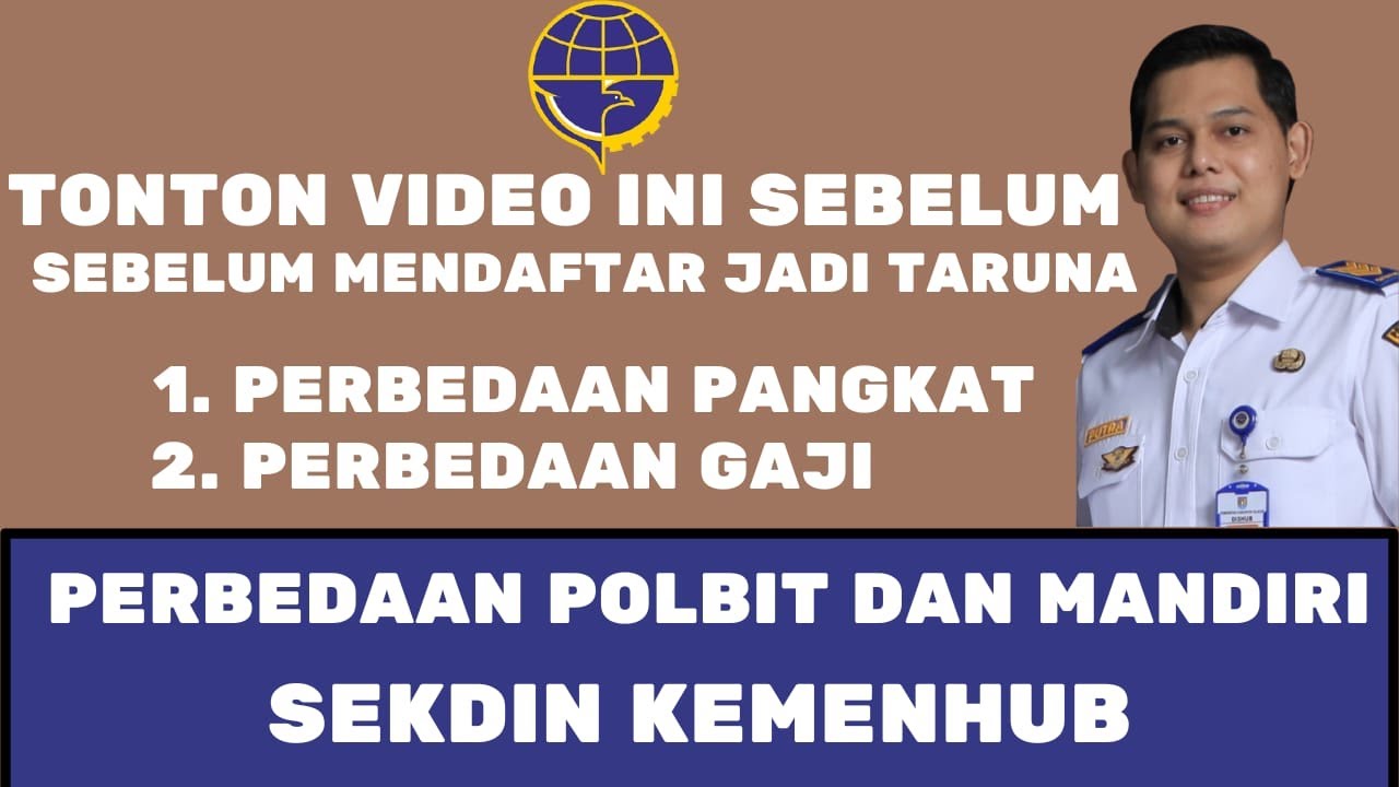 Apa Beda Jalur Polbit dan Jalur Non Polbit (Mandiri) Pada Sekdin Kemenhub,Tonton Sebelum Daftar