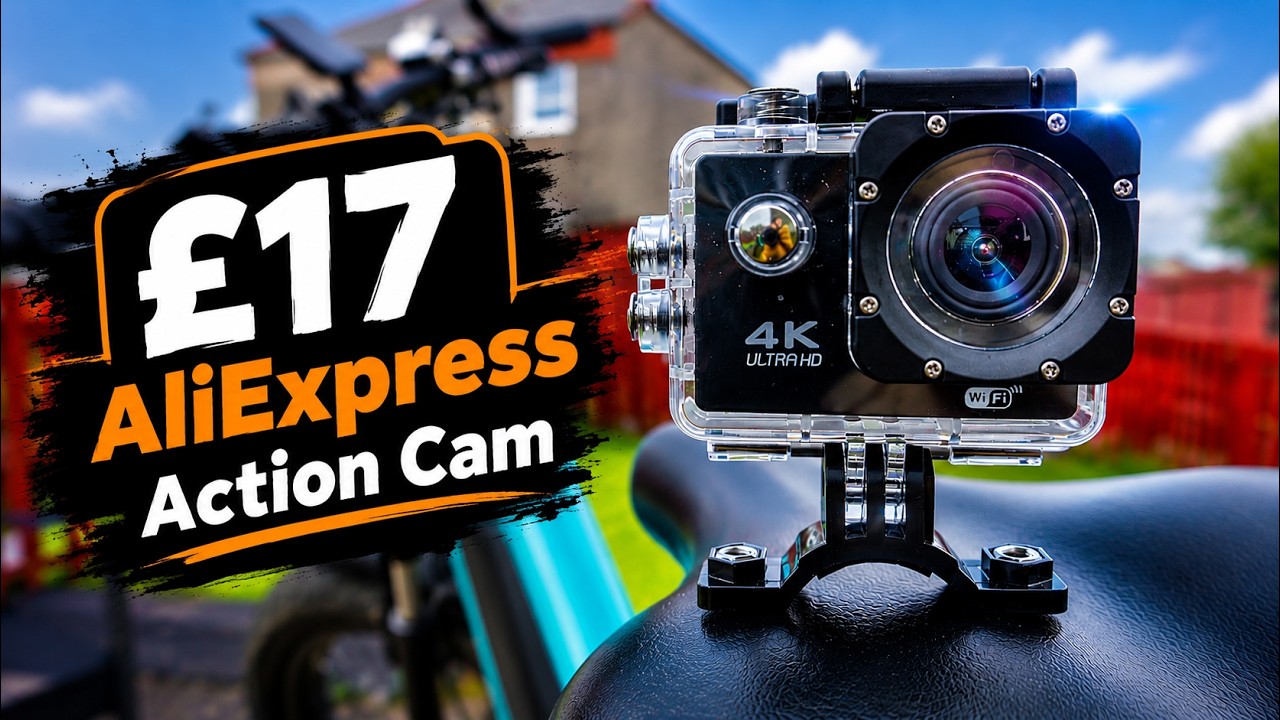 Budget Biking Cam Ep. 3 – A £17 AliExpress Action Cam That’s... Not Bad? #ActionCamera #BikeCam