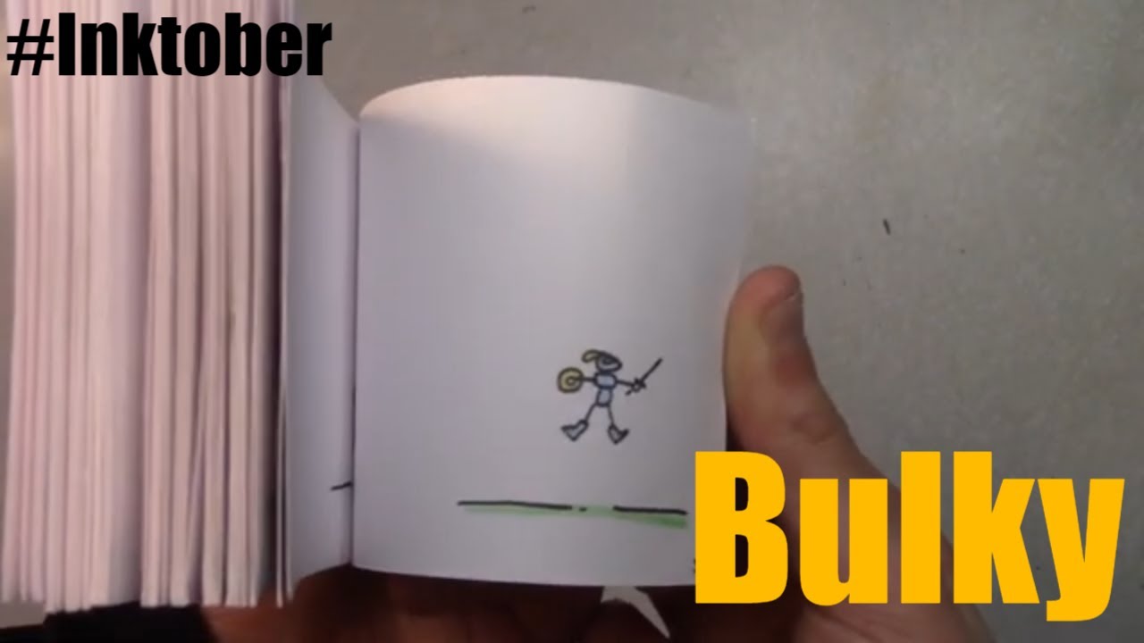 #Inktober Bulky Flipbook (Day 3)
