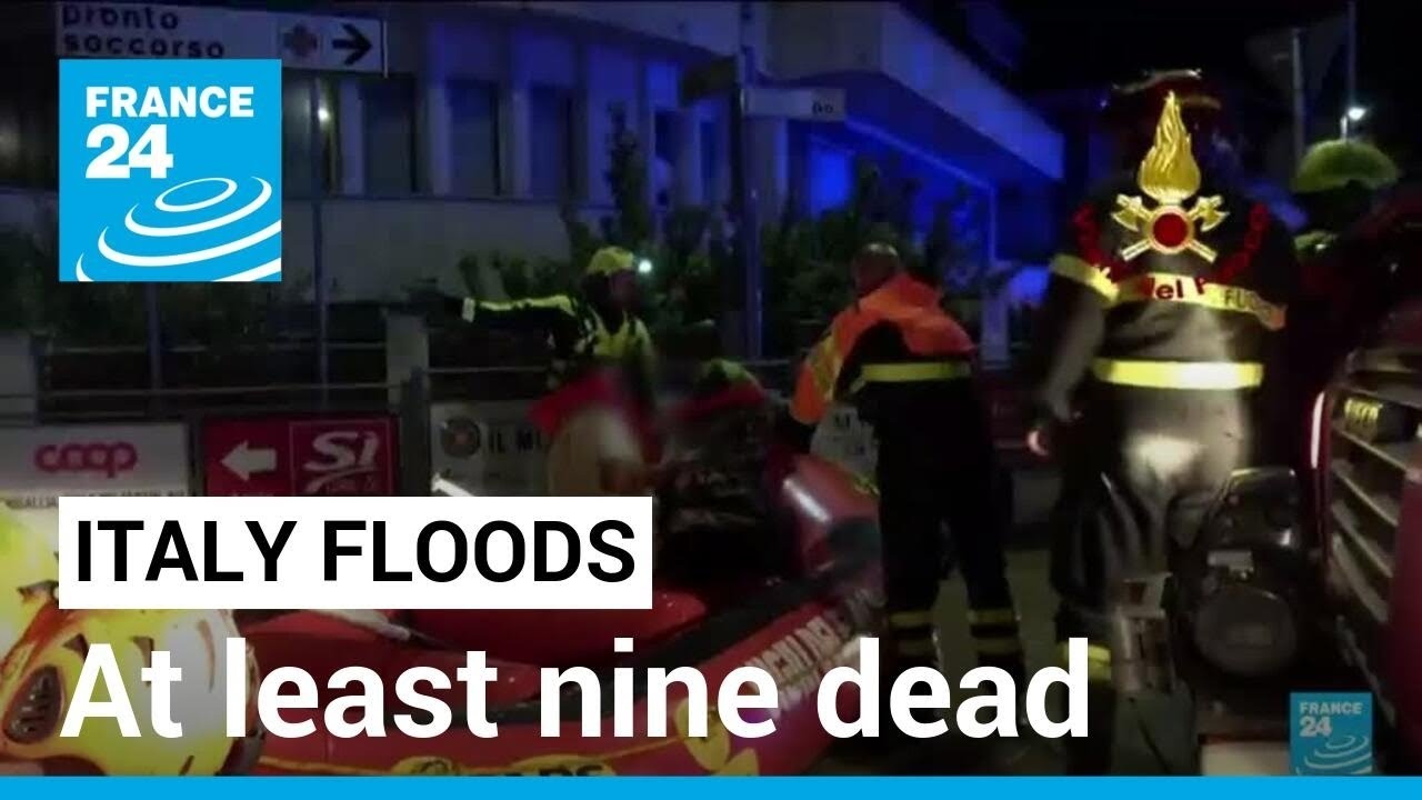 At least nine dead as flash floods hit central Italy &bull; FRANCE 24 English