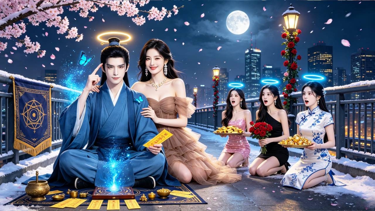 Poor Taoist can tell fortunes and predict the future.After rescuing a gorgeous CEO,he won her heart!