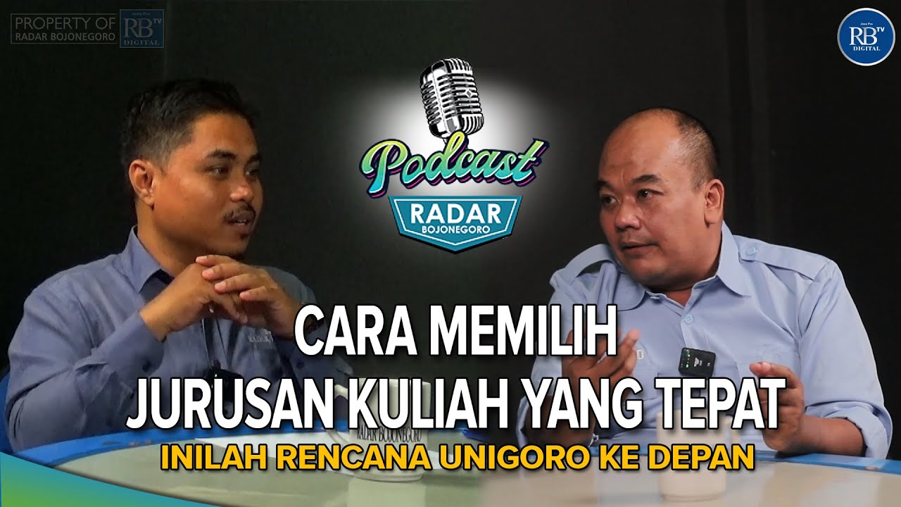 [PODCAST] CARA MEMILIH JURUSAN KULIAH YANG TEPAT! INILAH RENCANA UNIGORO KE DEPAN