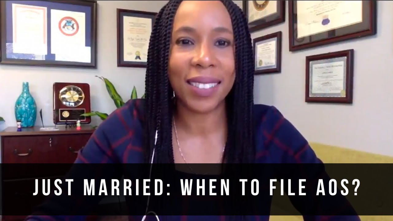 JUST MARRIED: WHEN TO FILE ADJUSTMENT OF STATUS APPLICATION? (2019) Immigration Lawyer