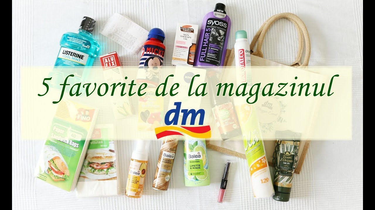 5 favorite din magazinul DM & #shopping