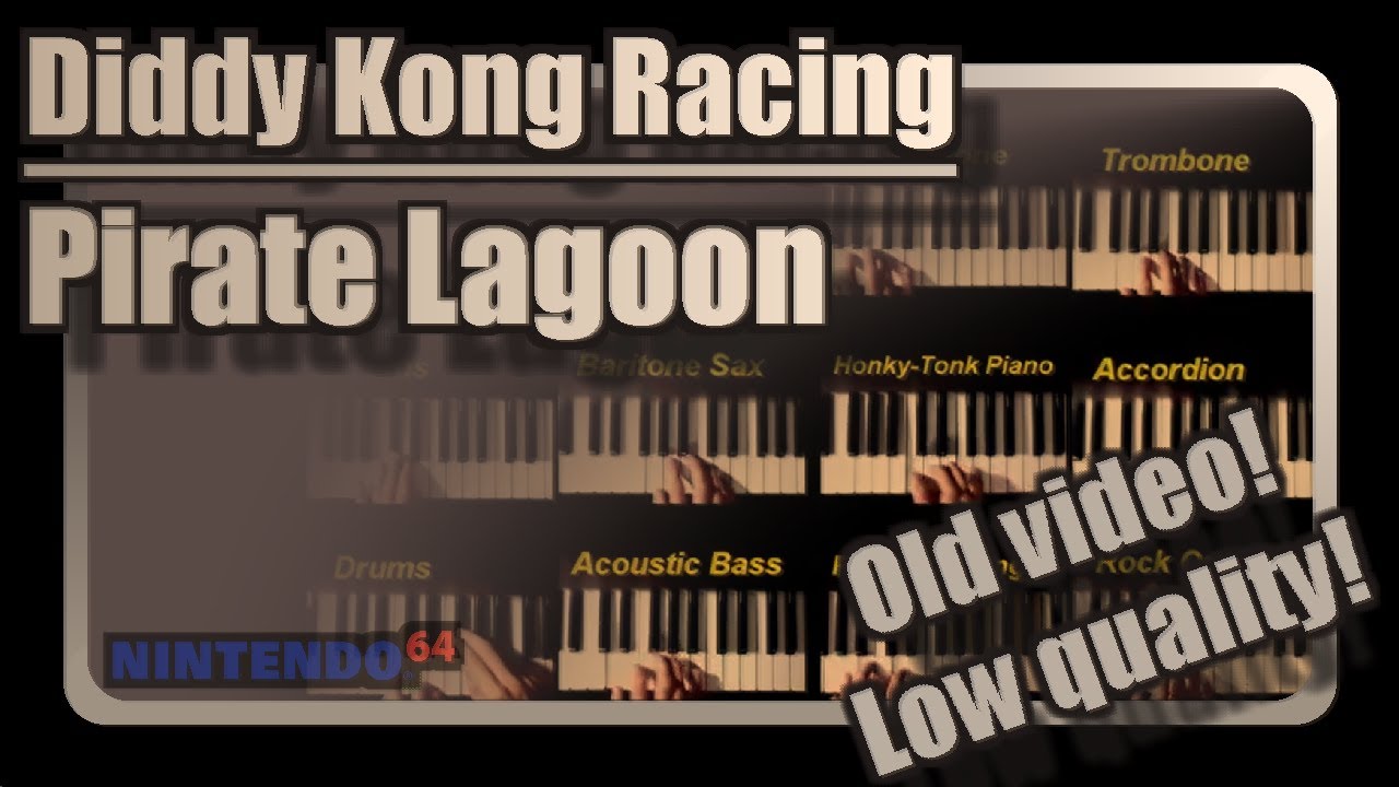 Pirate Lagoon (Diddy Kong Racing, N64) - All tracks on keyboard