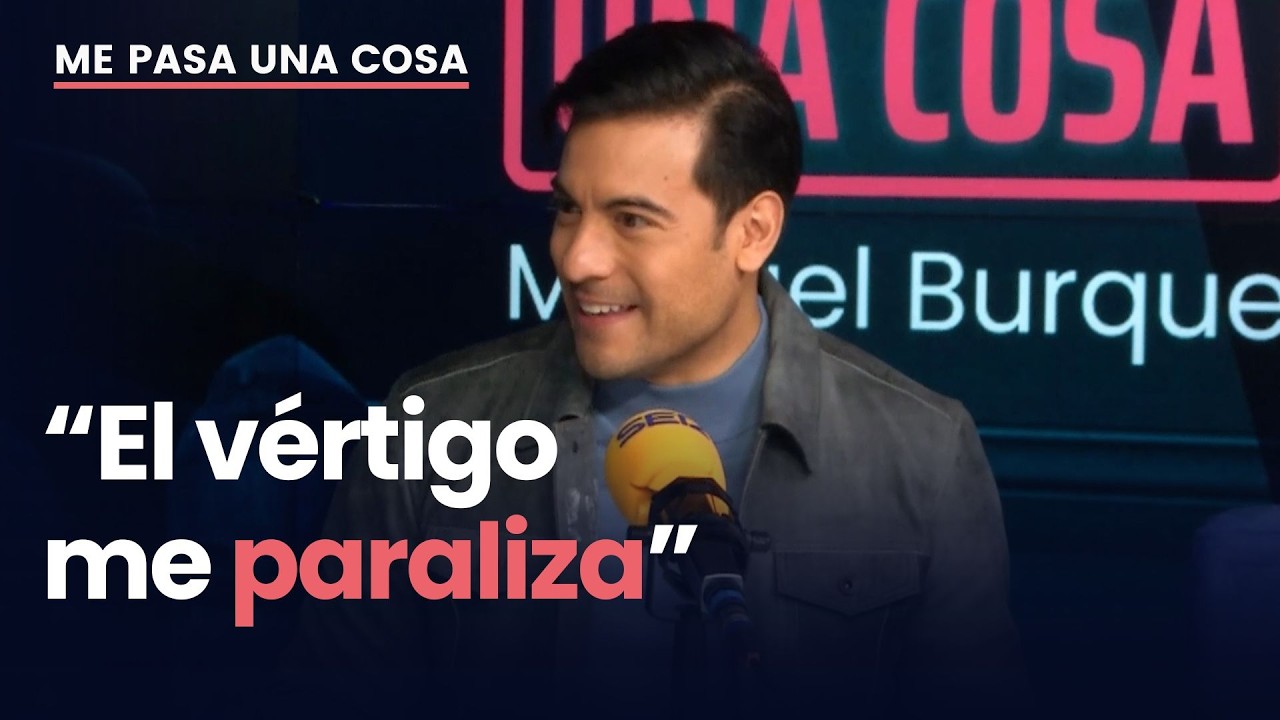 Carlos Rivera y su miedo a las alturas: 