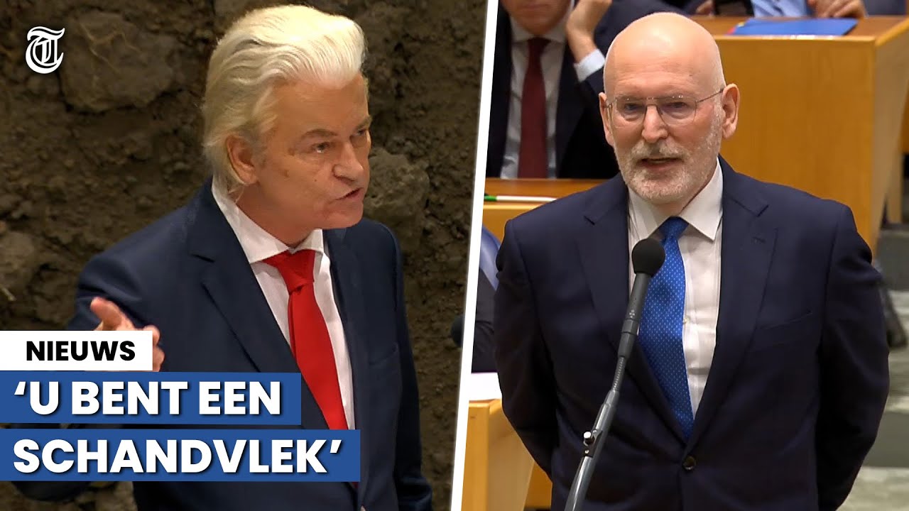 Wilders fel tegen Timmermans: ‘U bent een schandvlek!’