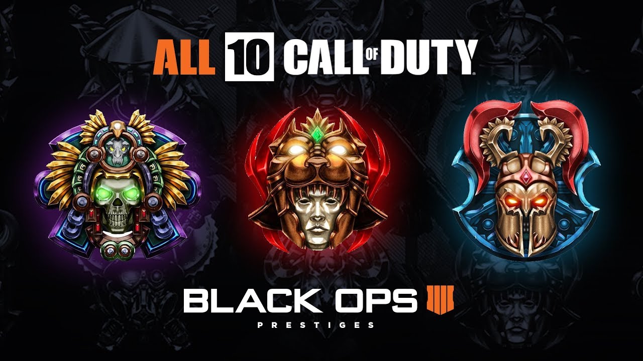 All 10 Prestige Emblems in Black Ops 4