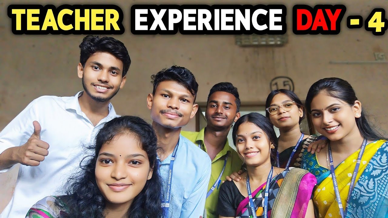 Teacher Experience Day 4 | Odisha High School Teacher 😍 Internship Ravenshaw University