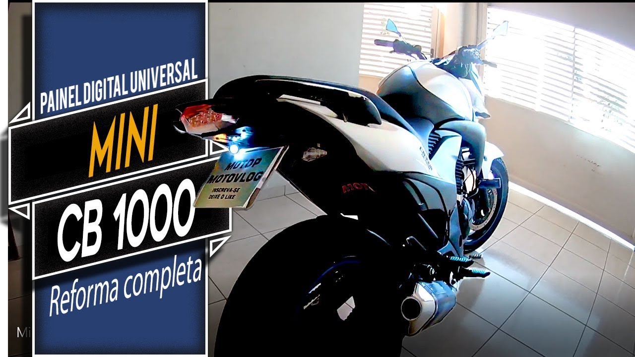 Mini CB 1000 - Mudei a CB 300 toda - Vou mostrar tudo o que coloquei