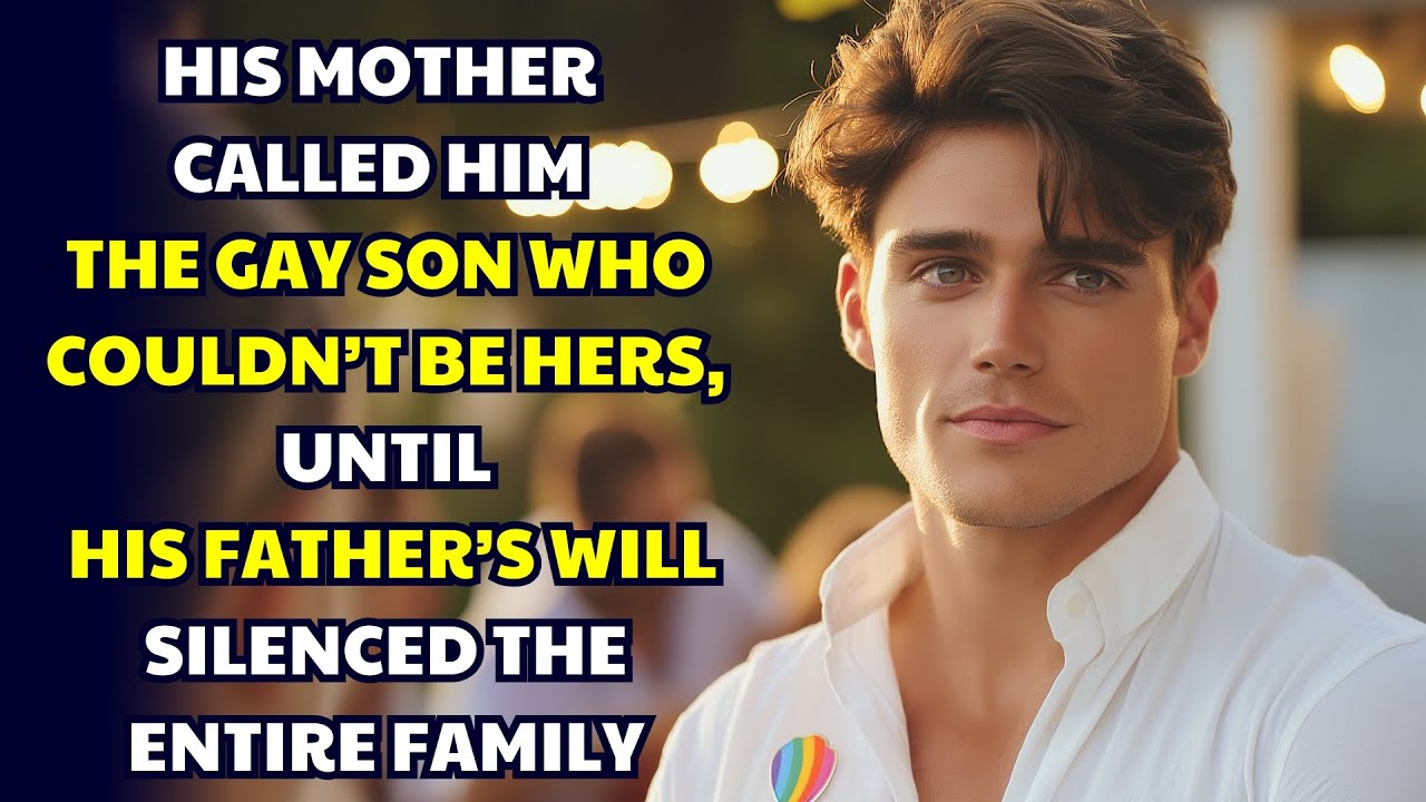 HIS MOTHER CALLED HIM THE GAY SON WHO COULDN’T BE HERS — UNTIL HIS FATHER’S WILL SILENCED THE ENTIRE