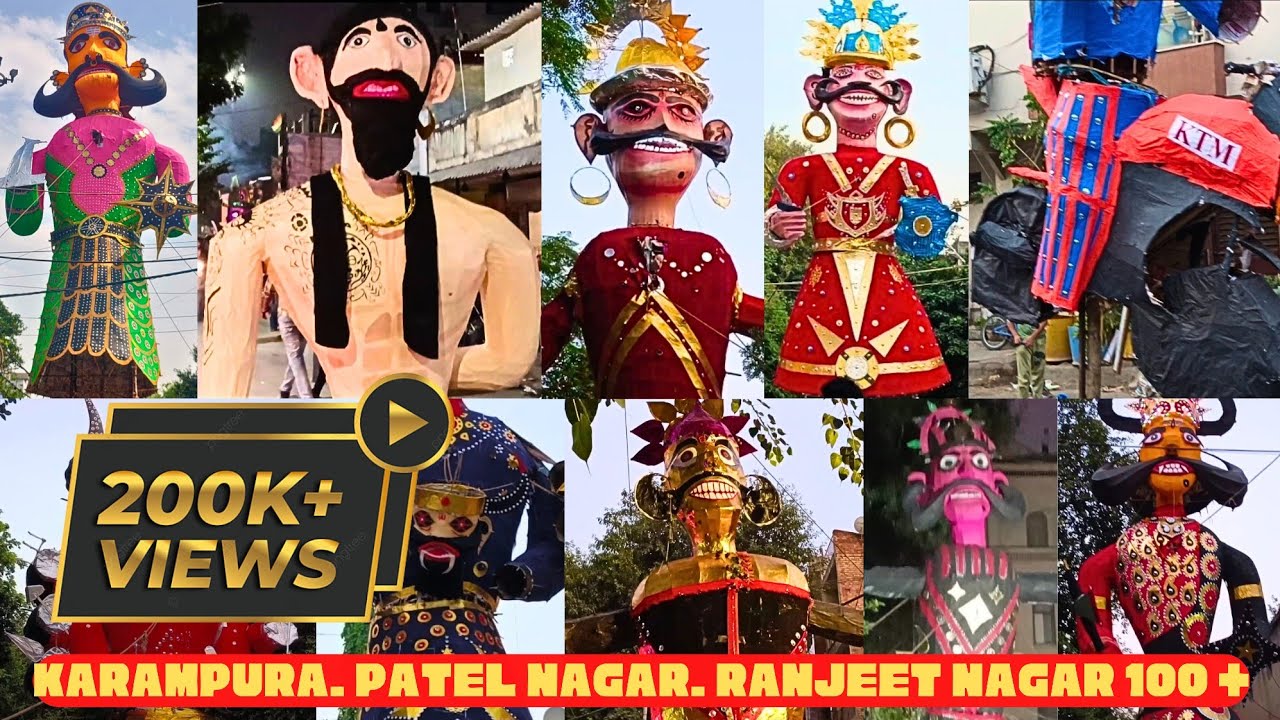 😱Patel Nagar Ravan 2022 | Karampura Ravan 2022 | Moti Nagar Ravan 2022 | Ranjeet Nagar Ravan 2022