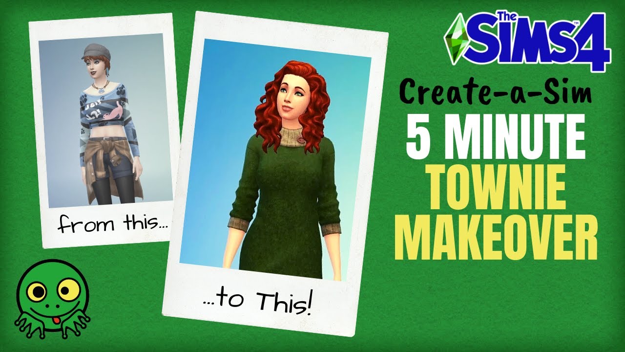 5 Minute Townie Makeover! CAS Challenge - Sims 4