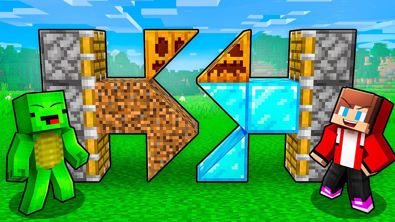 How JJ and Mikey Create CURSED DOUBLE GOLEM in Minecraft? - Maizen