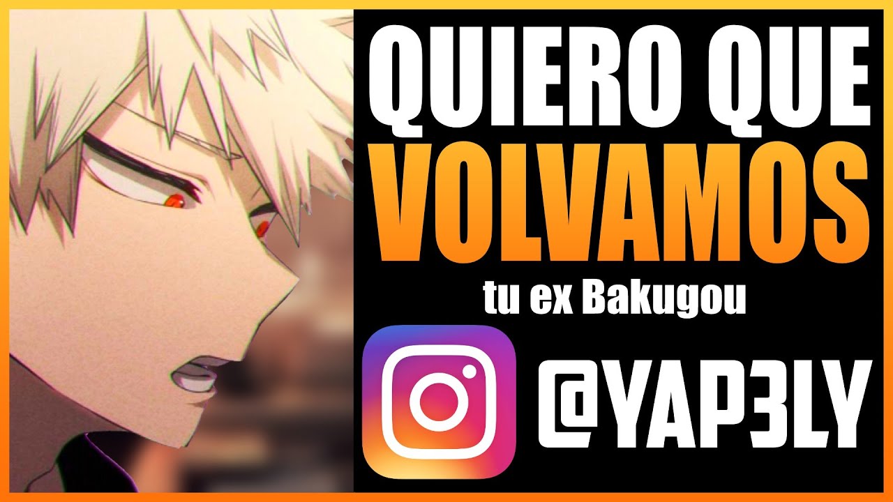 Quiero que volvamos 🥺 | ASMR Anime Español | Boku No Hero | Bakugou ASMR Español