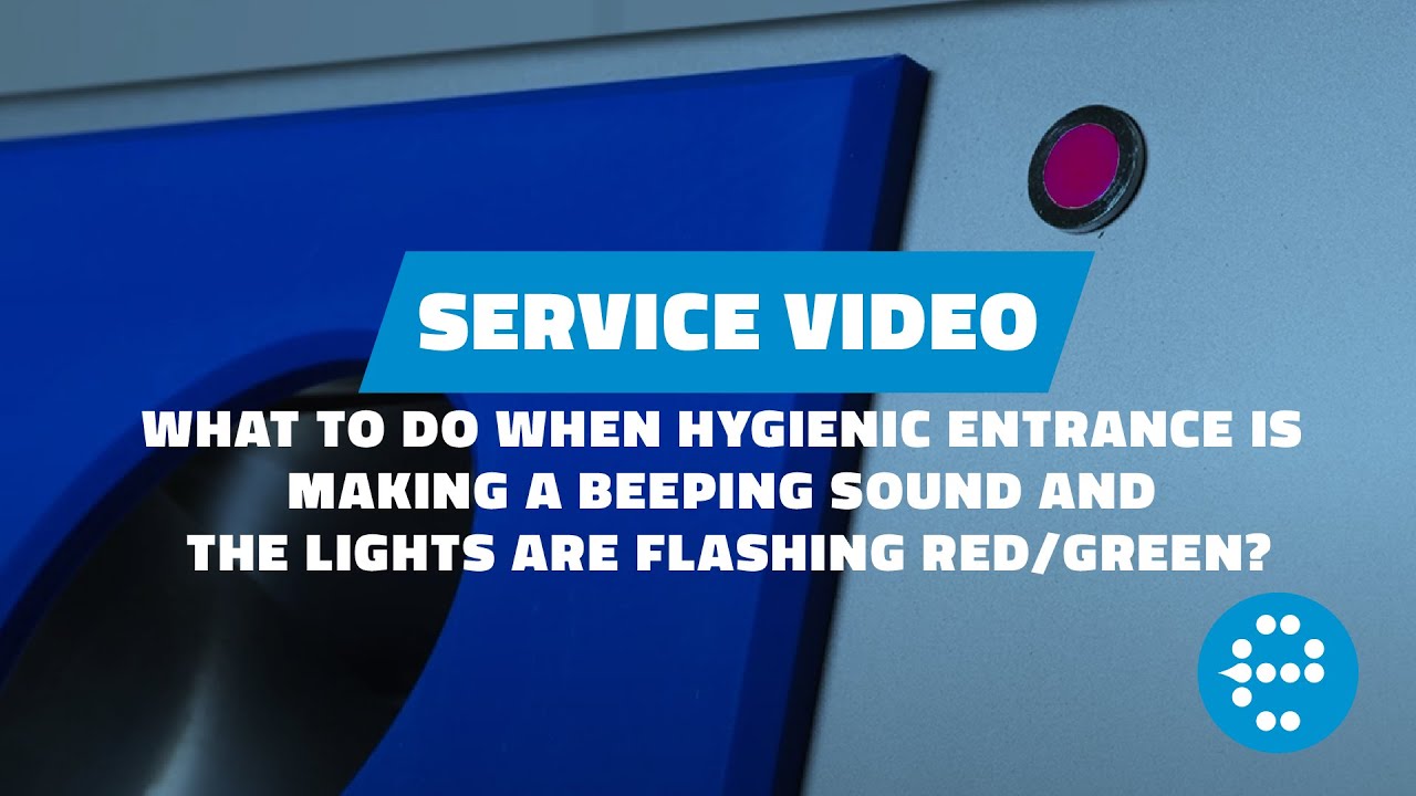What to do when Hygienic Entrance makes a Beeping Sound & the Lights are Flashing Red/Green? Elpress