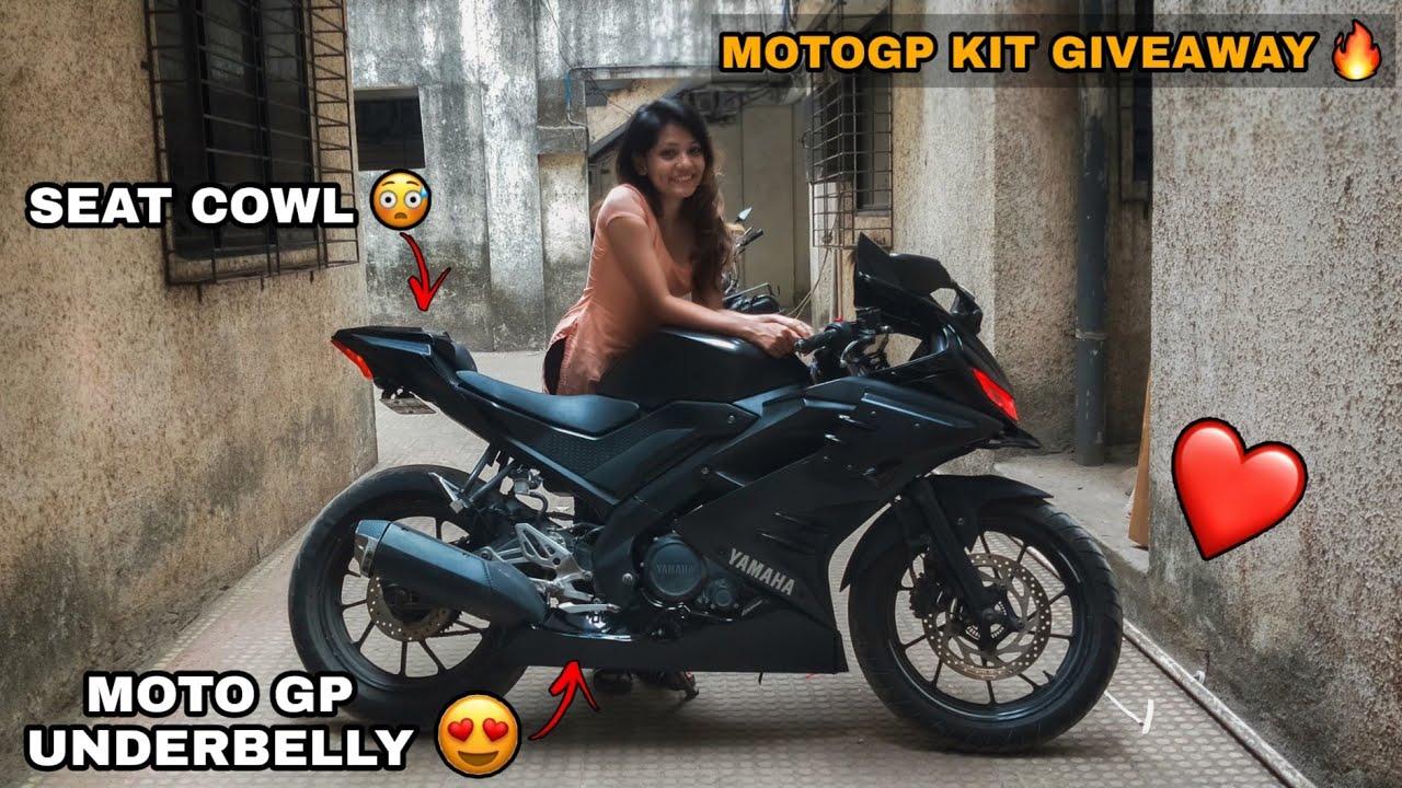 Installing Saiga Parts MotoGP Underbelly, Steering Cover & Seat Cowl In R15 v3 | R15 v3 Modification