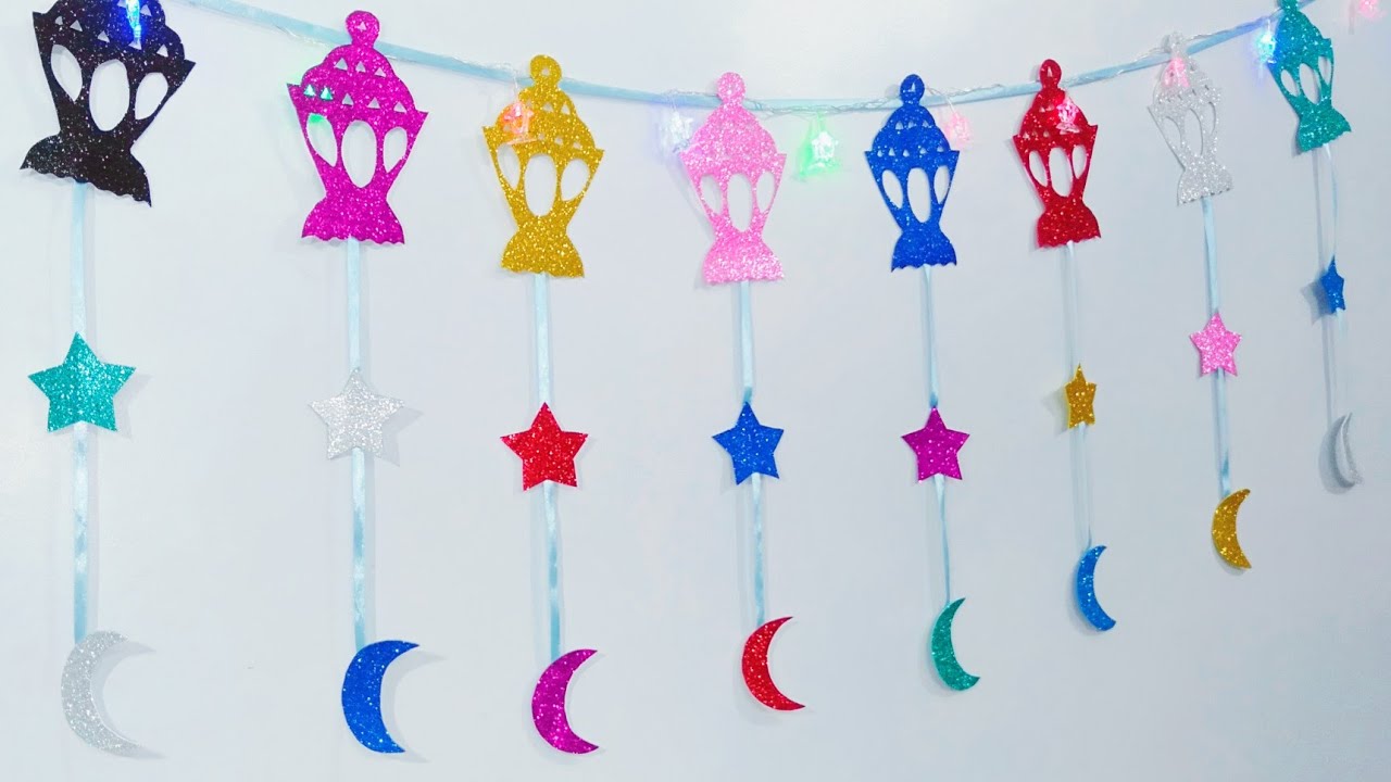 ستارة زينة رمضان من الفوم فى ٥ دقايق توووووحفة 2024