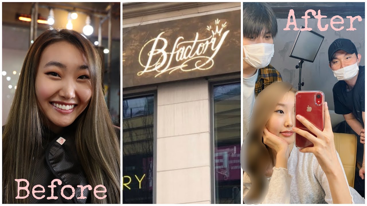 HAIR TRANSFORMATION Vlog!! Korean Hair Salon