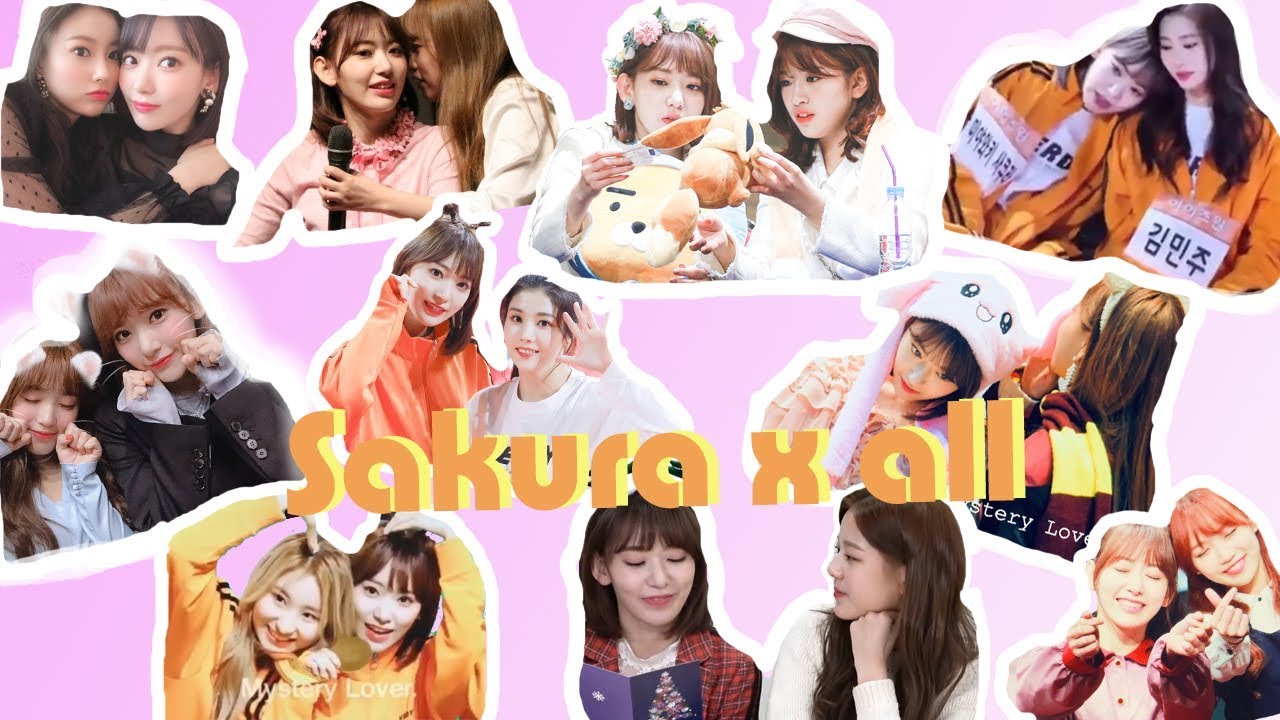 IZONE - Sakura x all - ( Moments with members )