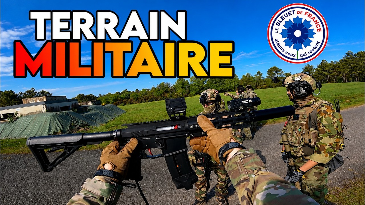 AIRSOFT FRANCE 🇫🇷 : VILLAGE D'ENTRAINEMENT MILITAIRE (St Cyr)