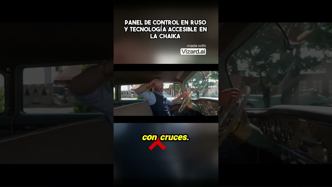 Panel de control en ruso y tecnología accesible en la Chaika 