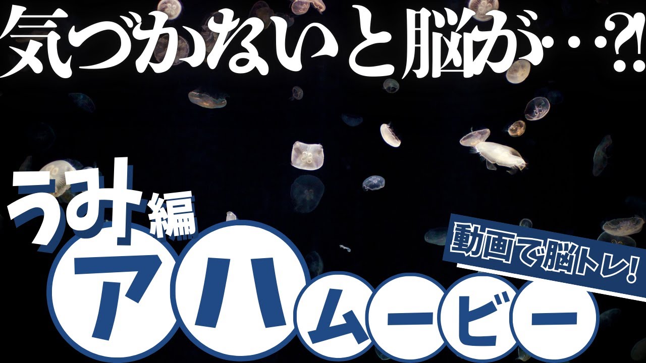 【脳トレ】波間に消える違和感を見抜け!!【アハムービー】