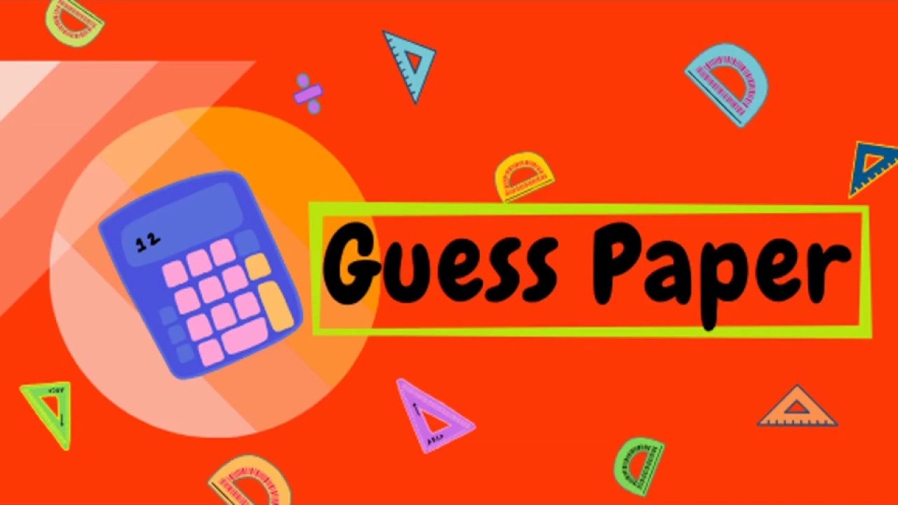 Guess Paper 2020 || Matric Maths | #Sindh Board | #Karachi Board #karachiboard #sindhboard