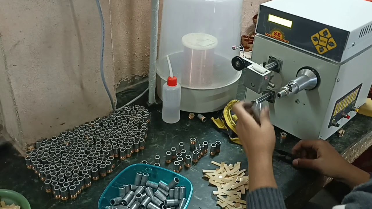 Speaker voice coil winding in easy way