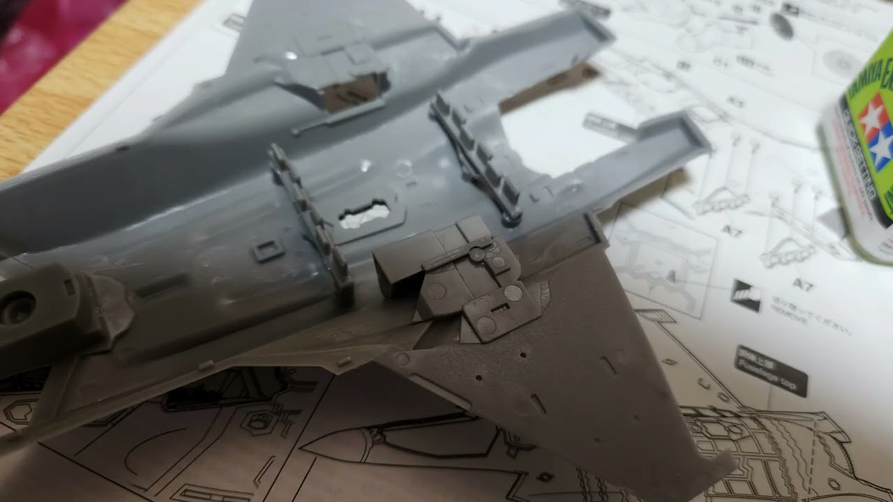 Hasegawa F35 prototype 1/72 build part 1