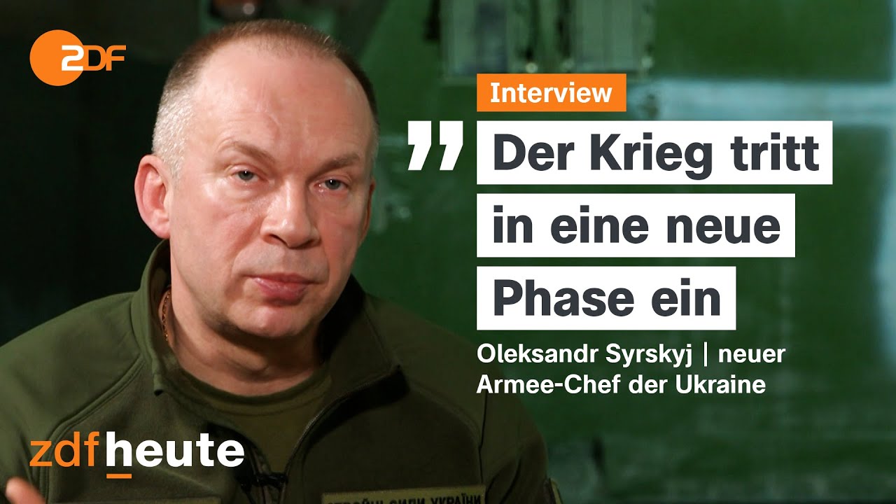 Der neue ukrainische Armee-Chef im Exklusiv-Interview I auslandsjournal