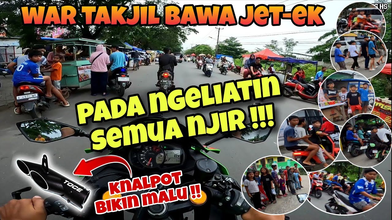 BIKIN MALU‼️ BERBURU TAKJIL BAWA ZX25R KNALPOT TOCE‼️