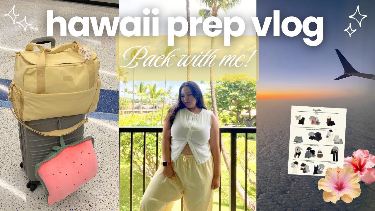 Pack with me for 5 days in Hawaii 🌺🌊(carry-on only)