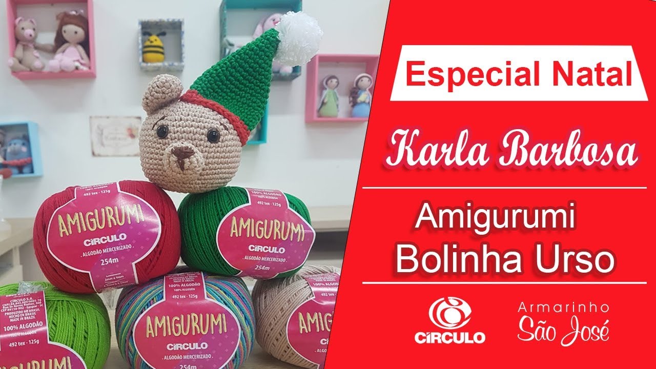 Como Fazer Bolinha de Natal Urso