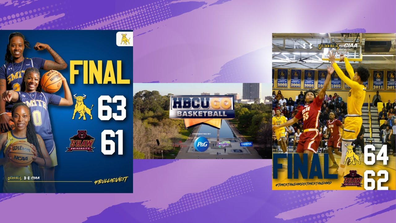 Shaw University vs. Johnson C. Smith Women/Men CIAA Battle: Full Game Highlights & Top Plays