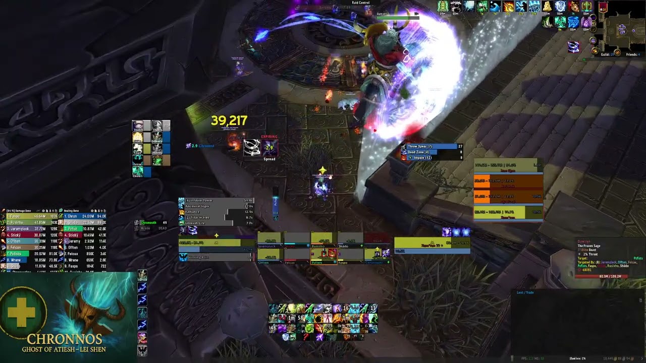 Throne of Thunder Iron Qon 10 Heroic | Resto Shaman