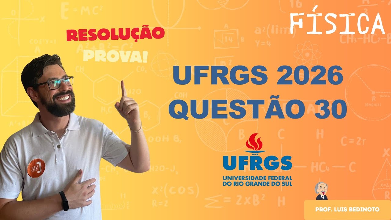 UFRGS 2026 - Questão 30 - O Sistema de Posicionamento Global (GPS) é um exemplo moderno