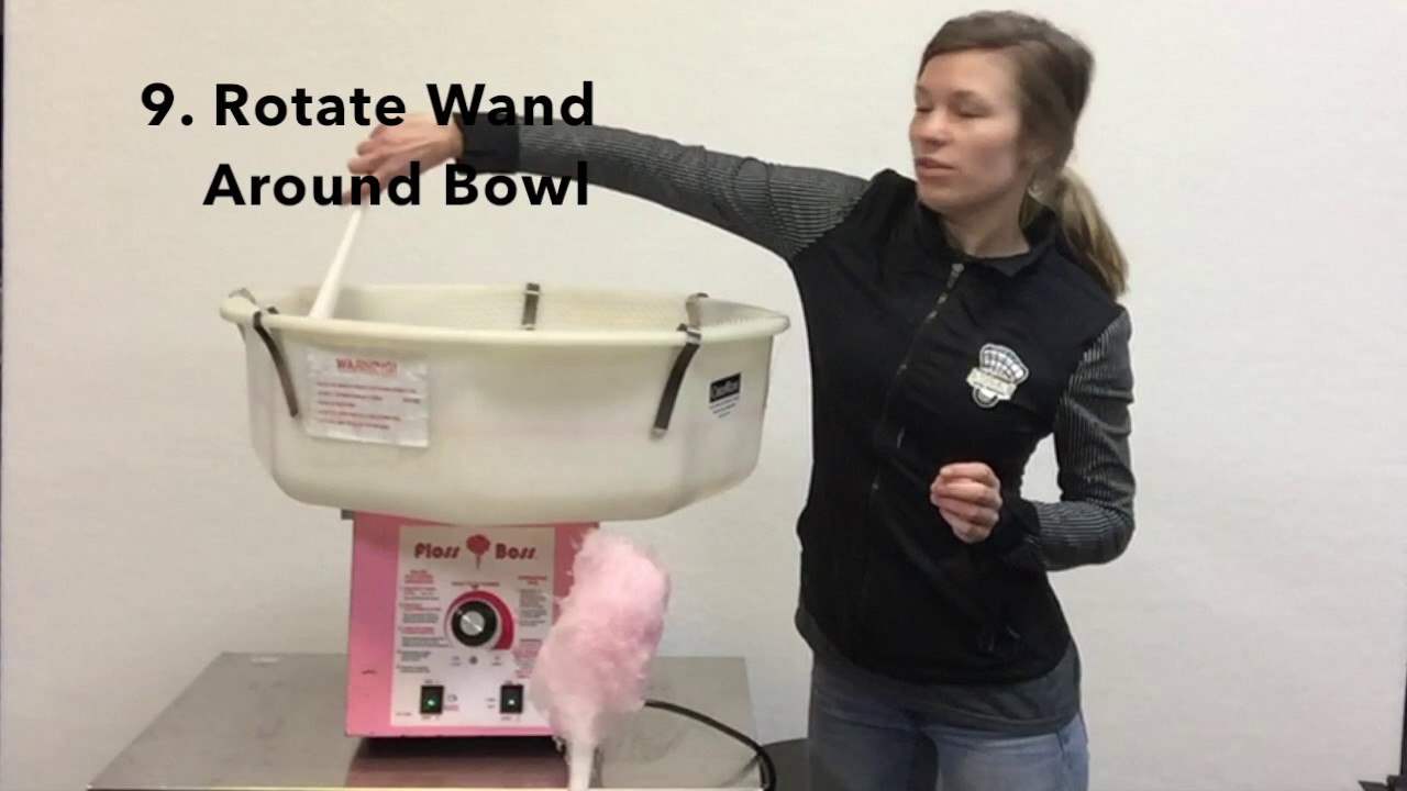 'How To' Operate a Cotton Candy Machine