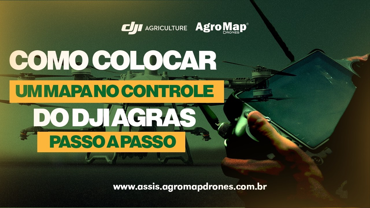 Como importar um mapa do Mavic 3 Multispectral para o controle do DJI AGRAS | Passo a Passo Completo