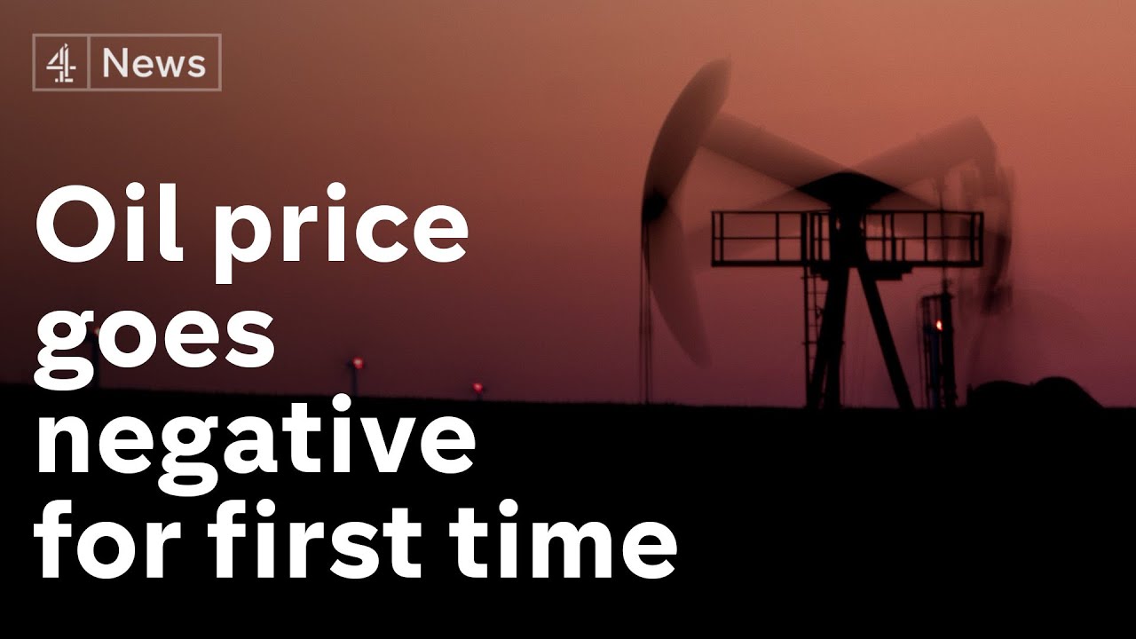 Price of a barrel of oil crashes to historic low - with some trading at minus