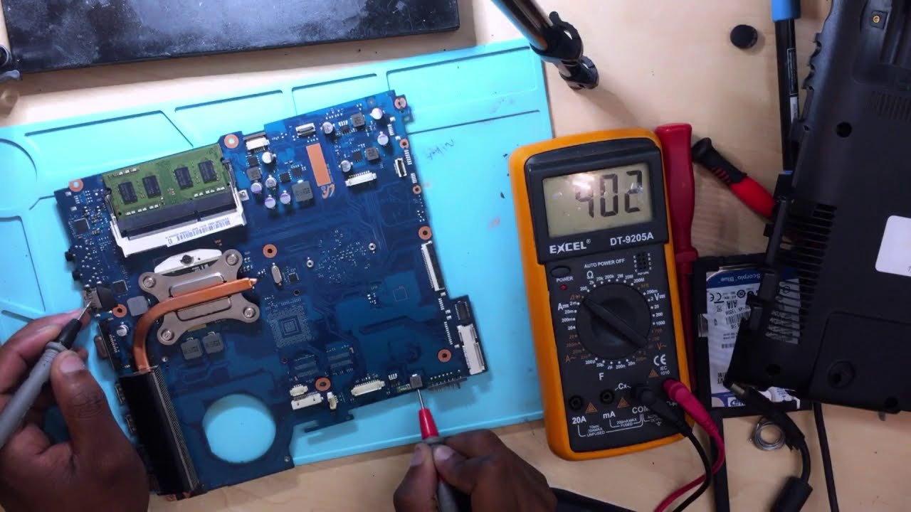 How to repair a Samsung NP RV511 not turning On, Samsung Rv511 Dead, Samsung Rv511 shorted