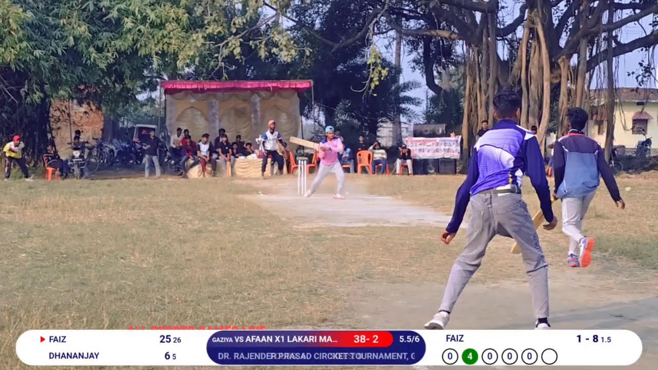 Dr. Rajender parsad Circket tournament Gaziyapur.semi final